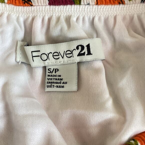 Forever 21 Fruit Printed Hi Lo Skirt - Picture 5 of 10